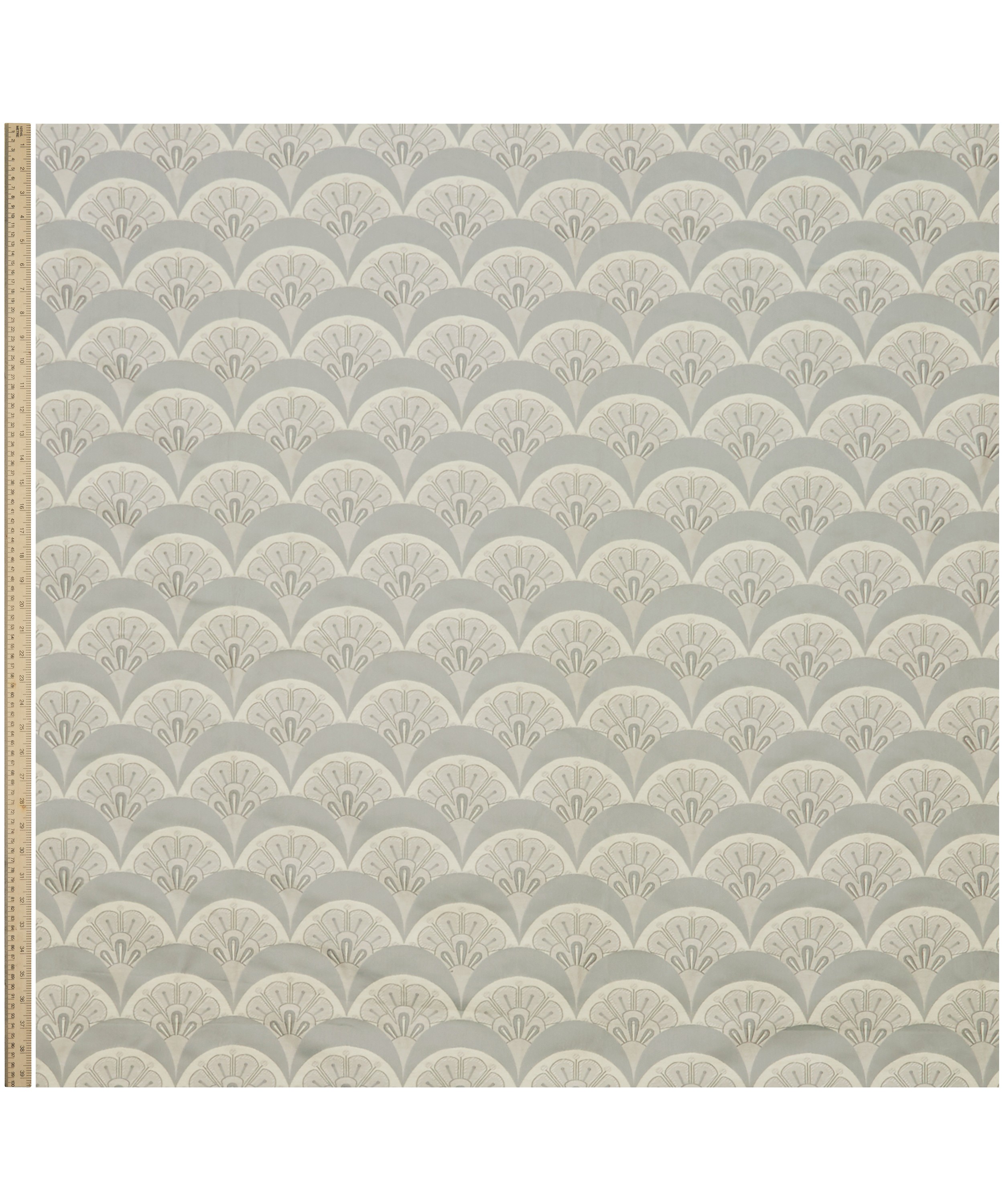 Liberty Interiors - Deco Scallop Multi Jacquard in Pewter image number 2