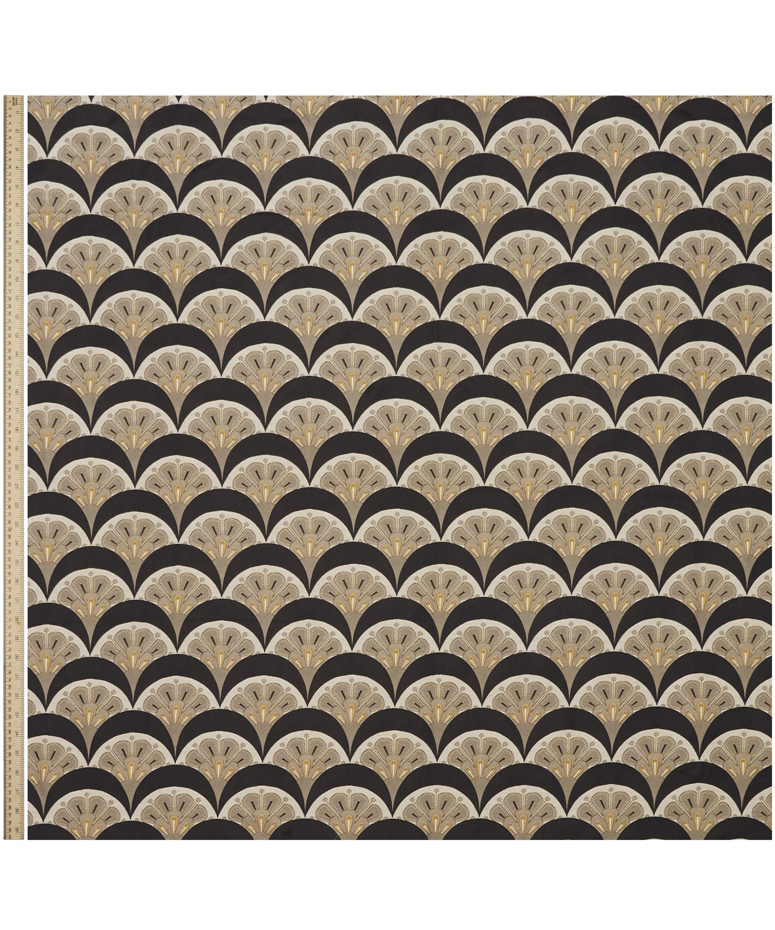 Liberty Interiors - Deco Scallop Multi Jacquard in Pewter Dark image number 1