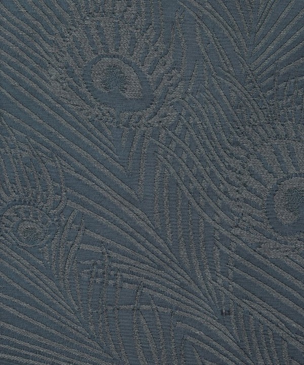 Liberty Interiors - Hera Plume Dyed Jacquard in Pewter Blue