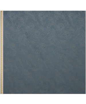Liberty Interiors - Hera Plume Dyed Jacquard in Pewter Blue image number 1