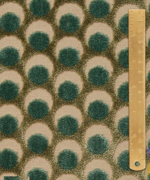 Liberty Interiors - Ottoman Spot Cut Velvet in Lichen image number 5