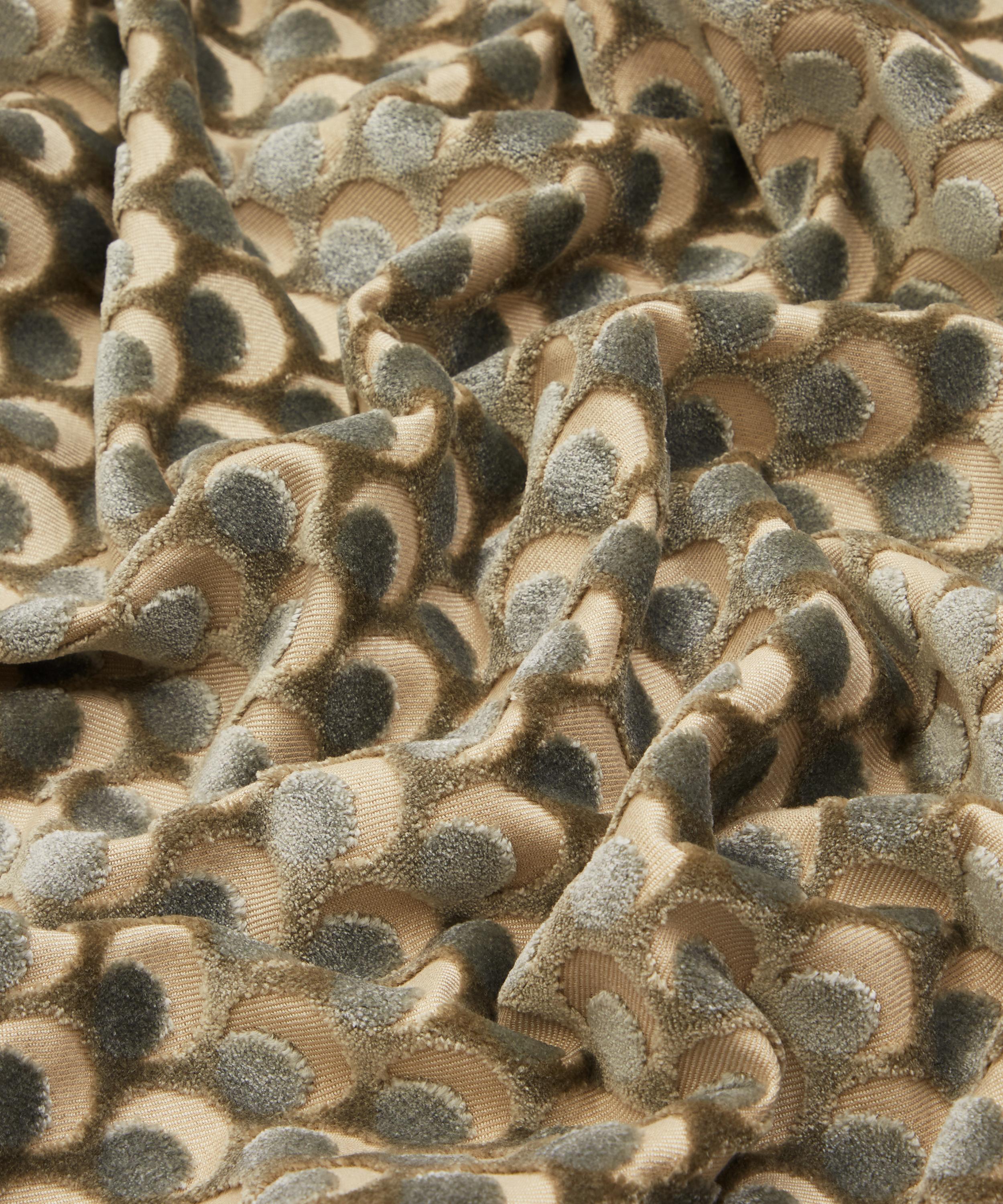 Liberty Interiors - Ottoman Spot Cut Velvet in Pewter image number 4