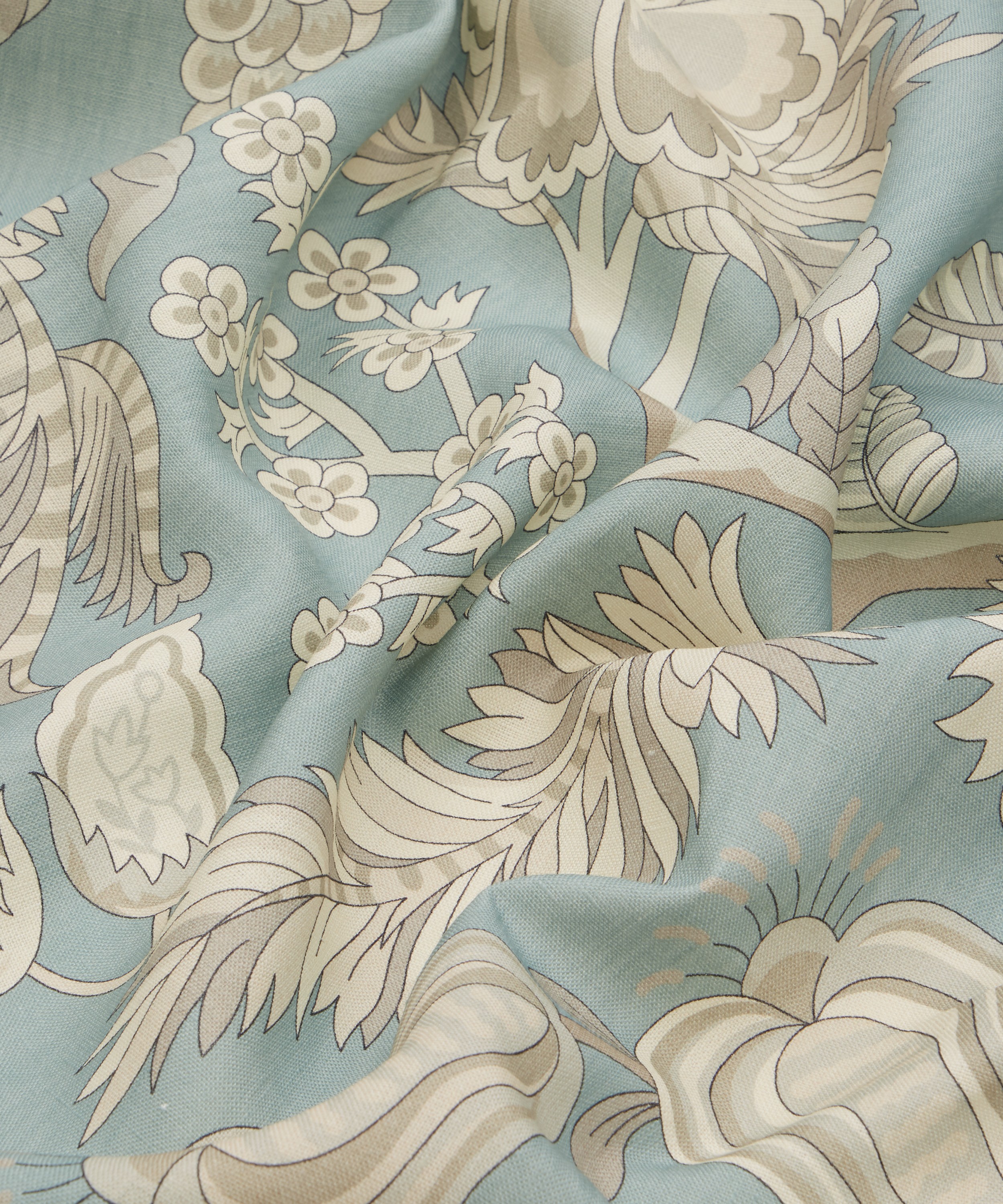 Liberty Interiors - Palampore Trail Landsdowne Linen in Lichen image number 3