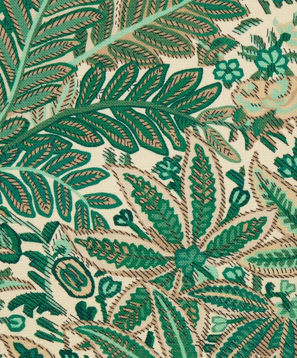 Liberty Interiors - Persian Voyage Landsdowne Linen in Jade Stone image number null