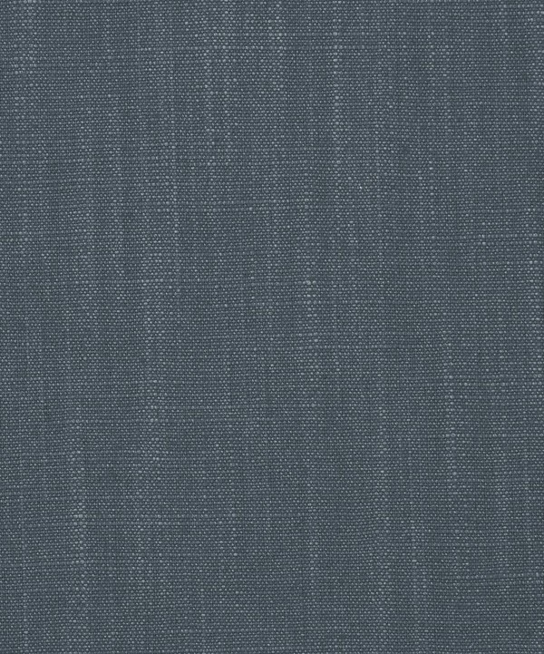 Liberty Interiors - Plain Lustre Linen in Pewter Blue image number null