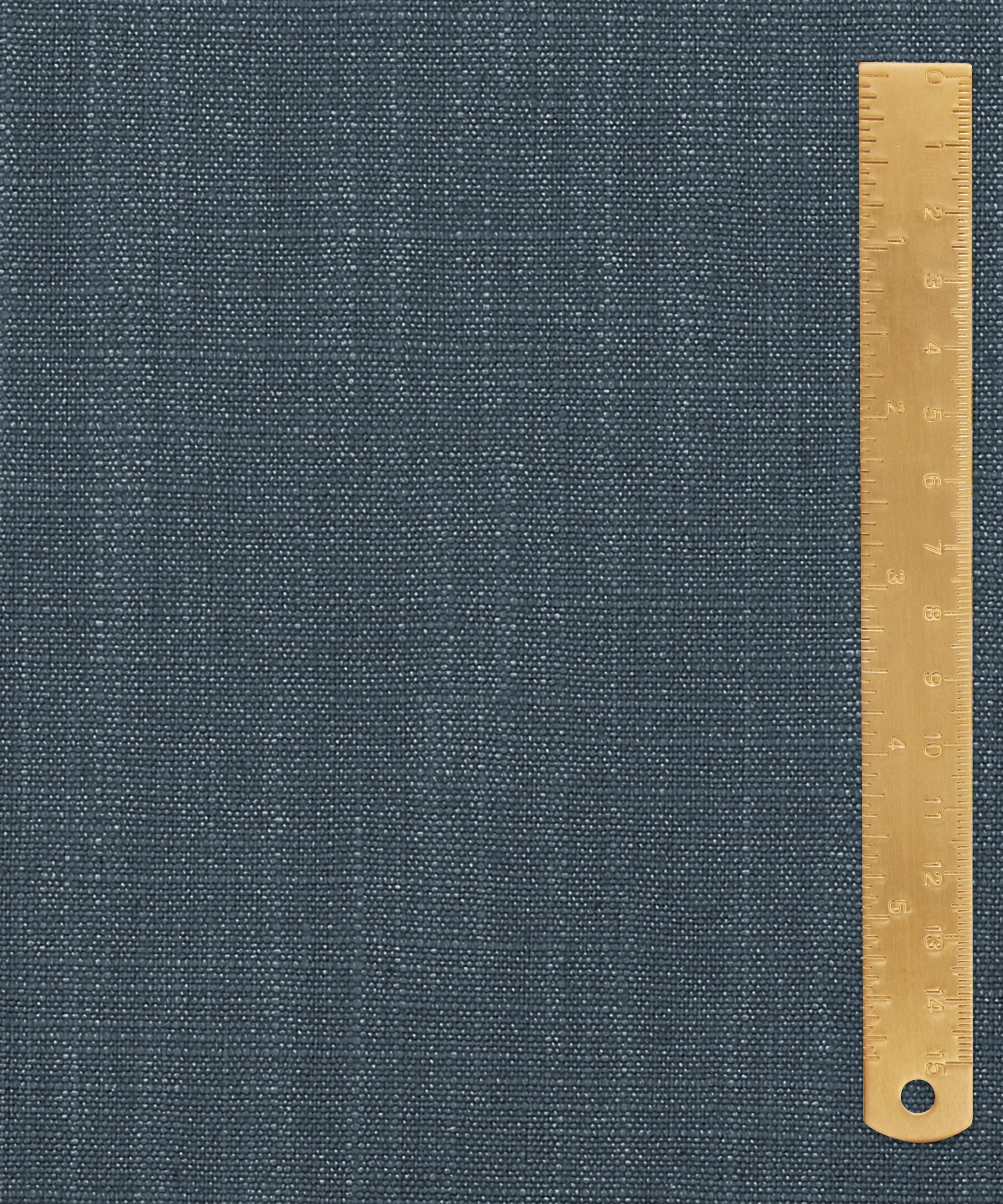 Liberty Interiors - Plain Lustre Linen in Pewter Blue image number 5