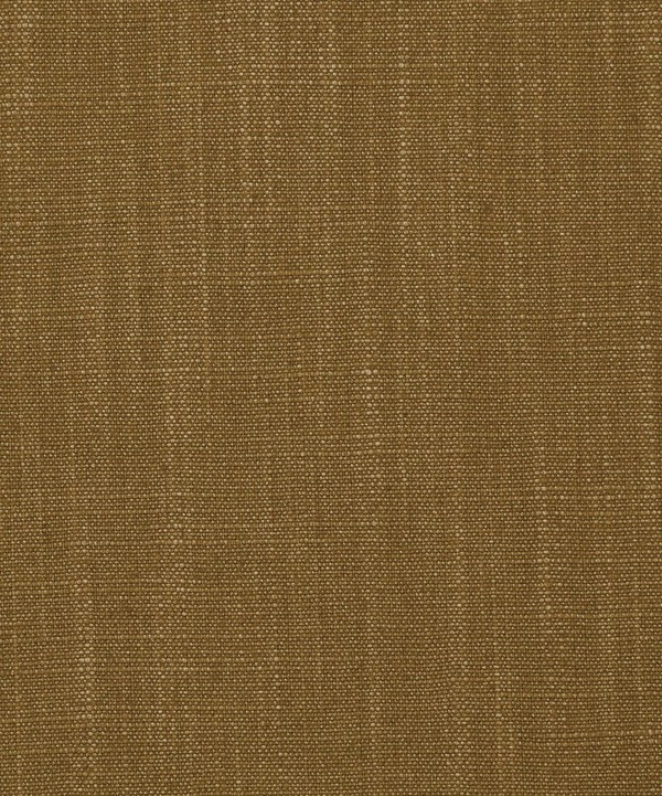 Liberty Interiors - Plain Lustre Linen in Tobacco image number null