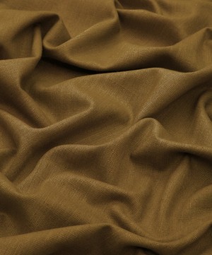 Liberty Interiors - Plain Lustre Linen in Tobacco image number 4