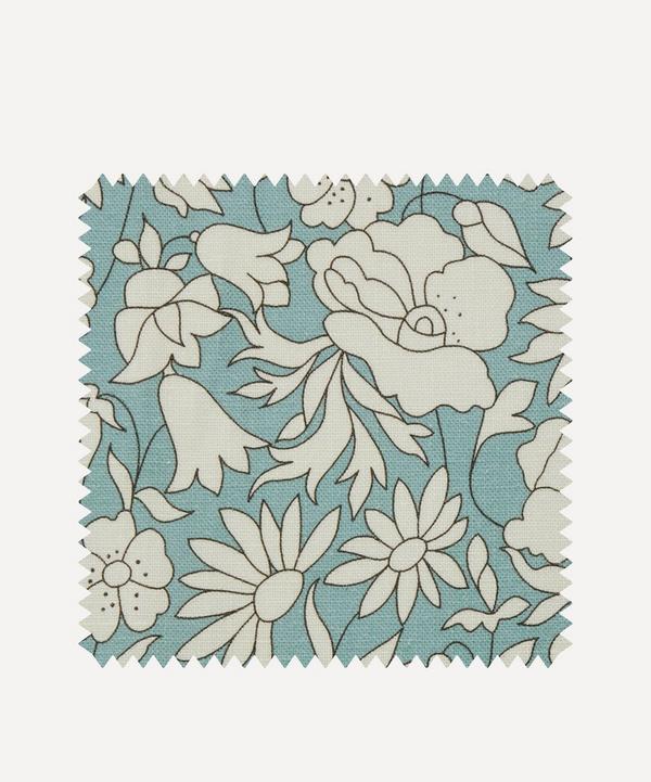 Liberty Interiors - Fabric Swatch - Poppy Meadow Landsdowne Linen in Lichen image number null