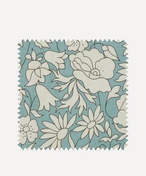 Liberty Interiors - Fabric Swatch - Poppy Meadow Landsdowne Linen in Lichen image number 0