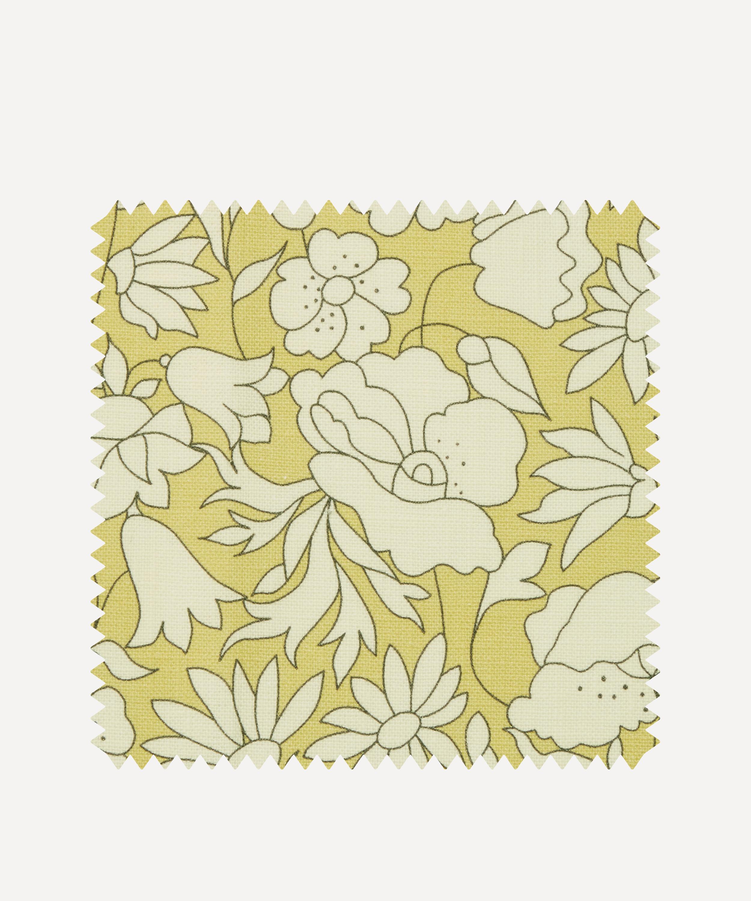 Liberty Interiors - Fabric Swatch - Poppy Meadow Landsdowne Linen in Fennel image number 0