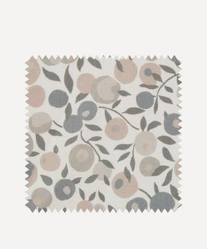 Liberty Interiors - Fabric Swatch - Wiltshire Blossom Landsdowne Linen in Pewter image number 0