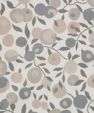 Liberty Interiors - Fabric Swatch - Wiltshire Blossom Landsdowne Linen in Pewter image number 1