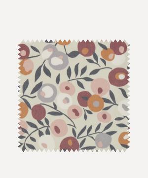Liberty Interiors - Fabric Swatch - Wiltshire Blossom Wellington Velvet in Sloe image number 0