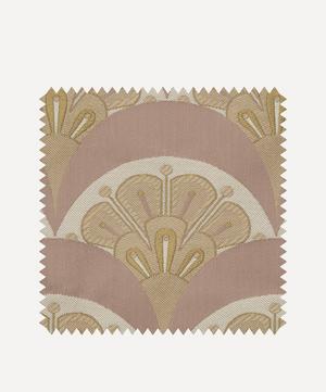 Liberty Interiors - Fabric Swatch - Deco Scallop Multi Jacquard in Lacquer image number 0