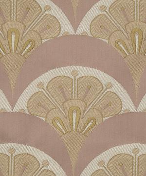 Liberty Interiors - Fabric Swatch - Deco Scallop Multi Jacquard in Lacquer image number 1