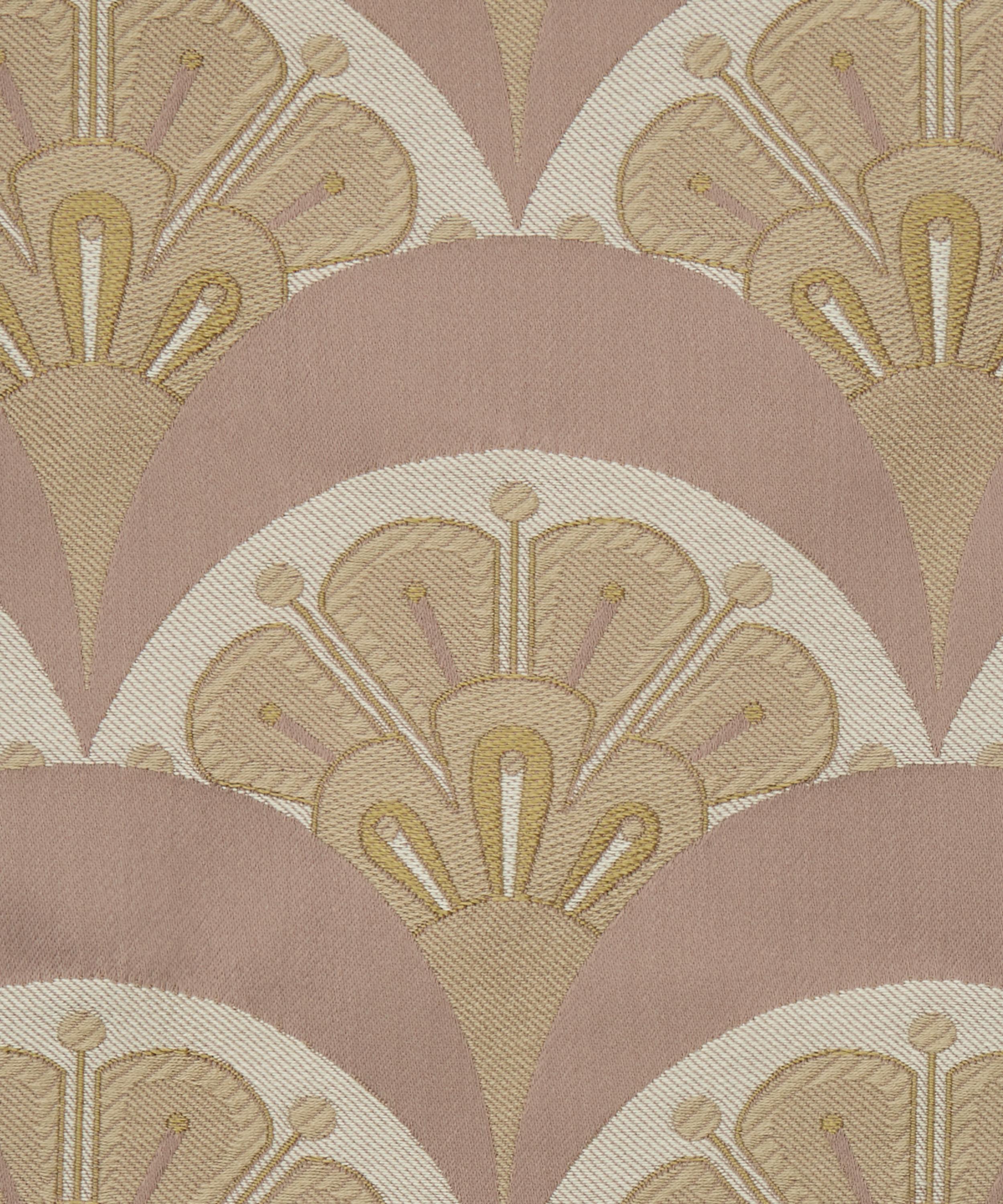 Liberty Interiors - Fabric Swatch - Deco Scallop Multi Jacquard in Lacquer image number 1