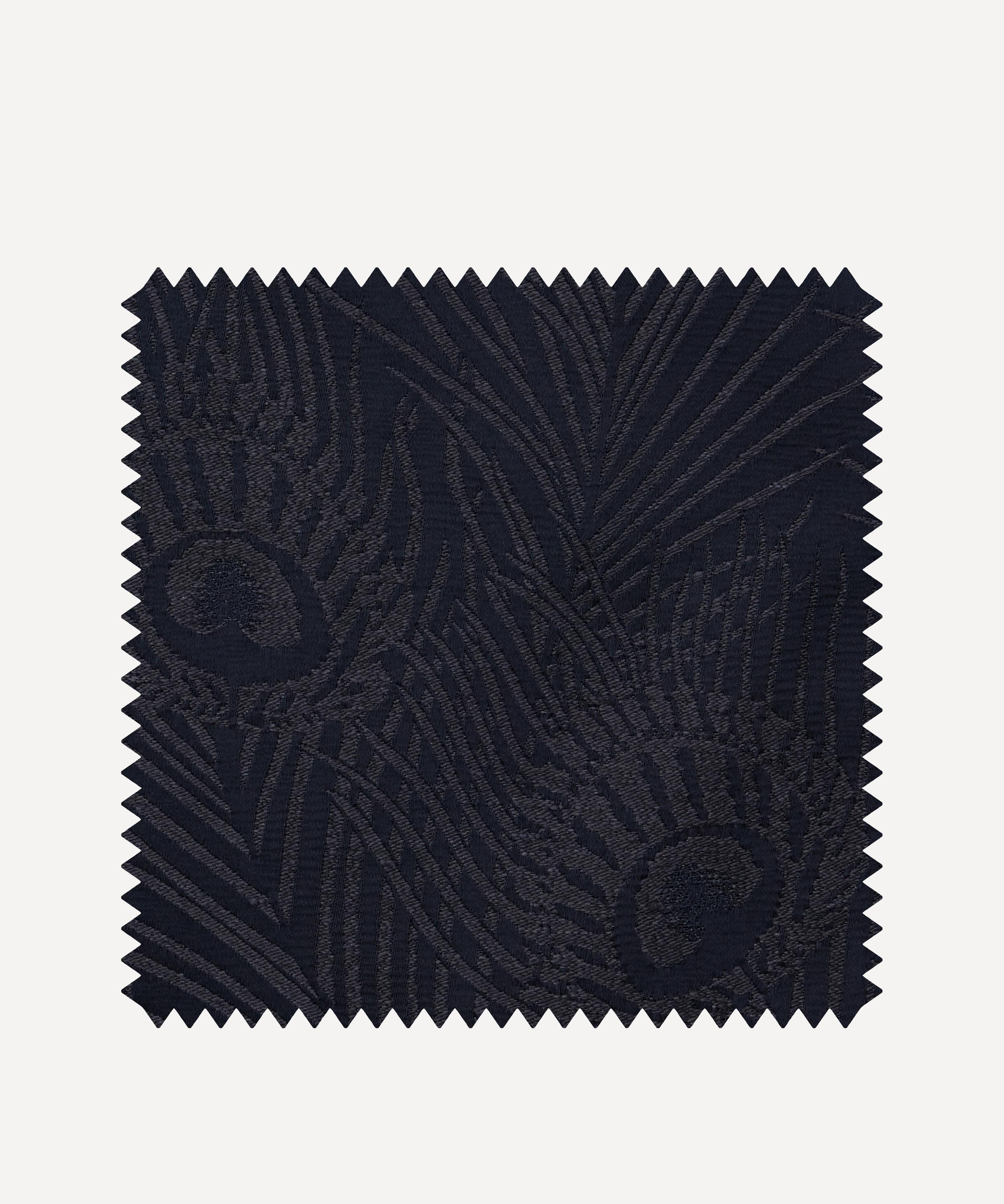 Liberty Interiors - Fabric Swatch - Hera Plume Dyed Jacquard in Ink image number 0