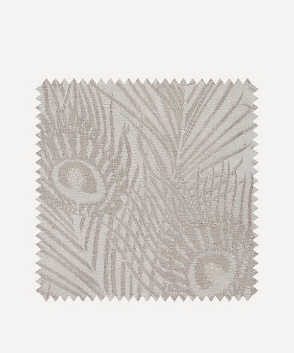 Liberty Interiors - Fabric Swatch - Hera Plume Dyed Jacquard in Pewter image number null