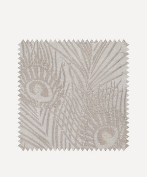 Liberty Interiors - Fabric Swatch - Hera Plume Dyed Jacquard in Pewter image number 0