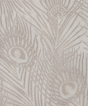 Liberty Interiors - Fabric Swatch - Hera Plume Dyed Jacquard in Pewter image number 1