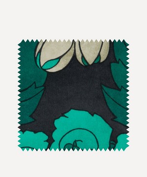Liberty Interiors - Fabric Swatch - Regency Tulip Wellington Velvet in Jade image number 0