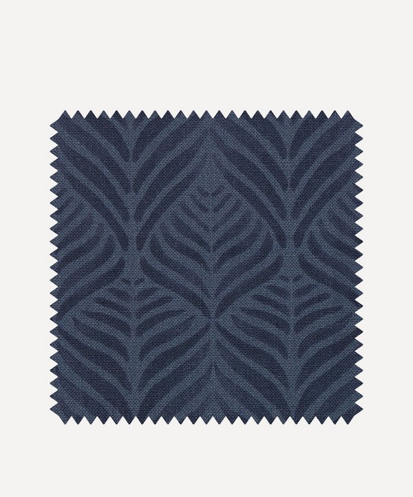 Liberty Interiors - Fabric Swatch - Quill Landsdowne Linen in Lapis image number null