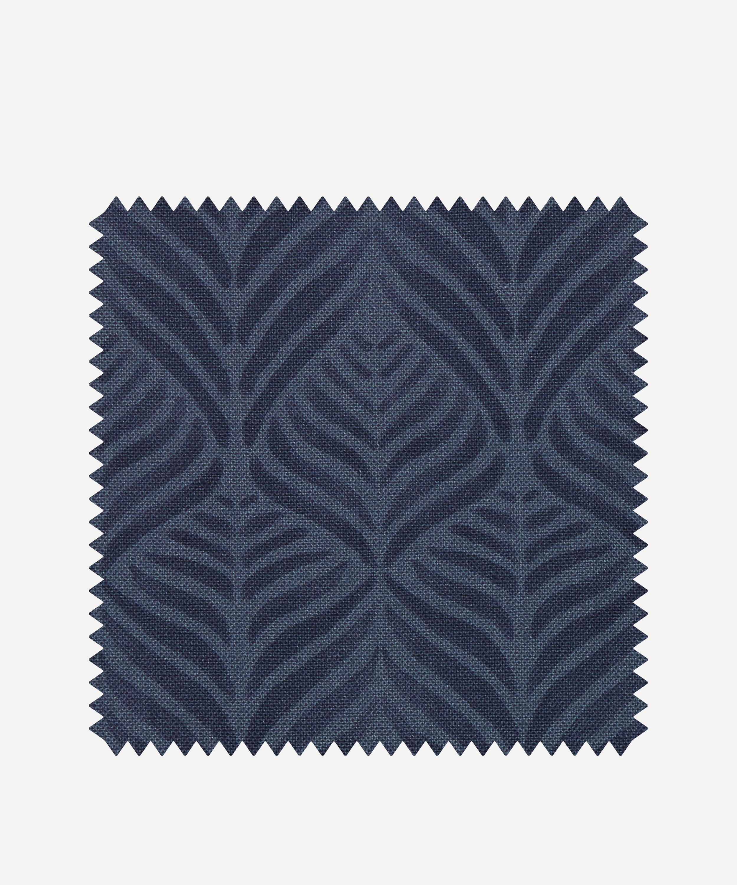 Liberty Interiors - Fabric Swatch - Quill Landsdowne Linen in Lapis image number 0