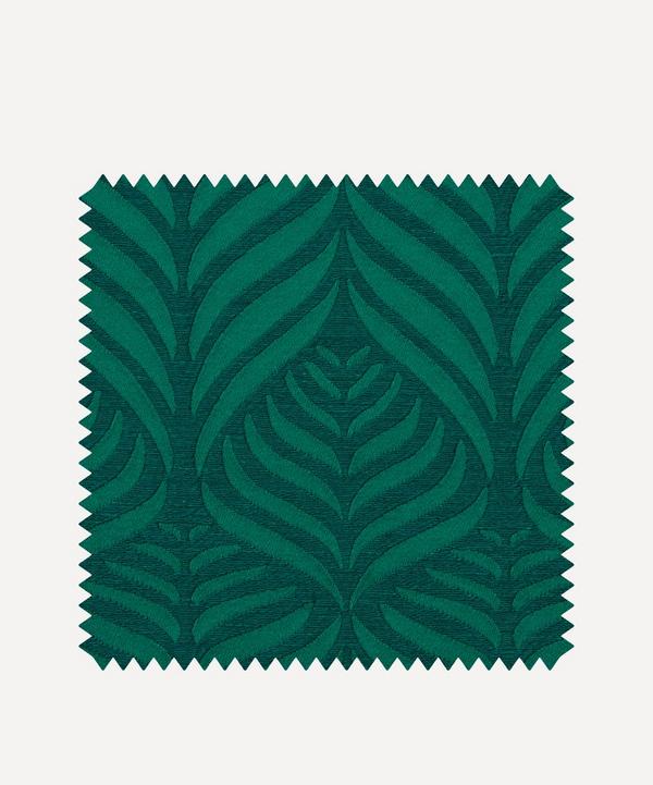 Liberty Interiors - Fabric Swatch - Quill Weave Yarn Jacquard in Jade image number null