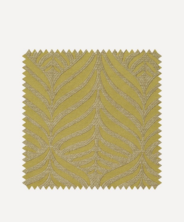 Liberty Interiors - Fabric Swatch - Quill Weave Yarn Jacquard in Lichen image number null