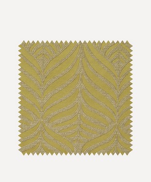 Liberty Interiors - Fabric Swatch - Quill Weave Yarn Jacquard in Lichen image number 0