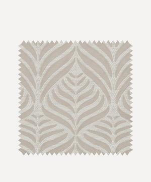 Liberty Interiors - Fabric Swatch - Quill Weave Yarn Jacquard in Pewter image number 0