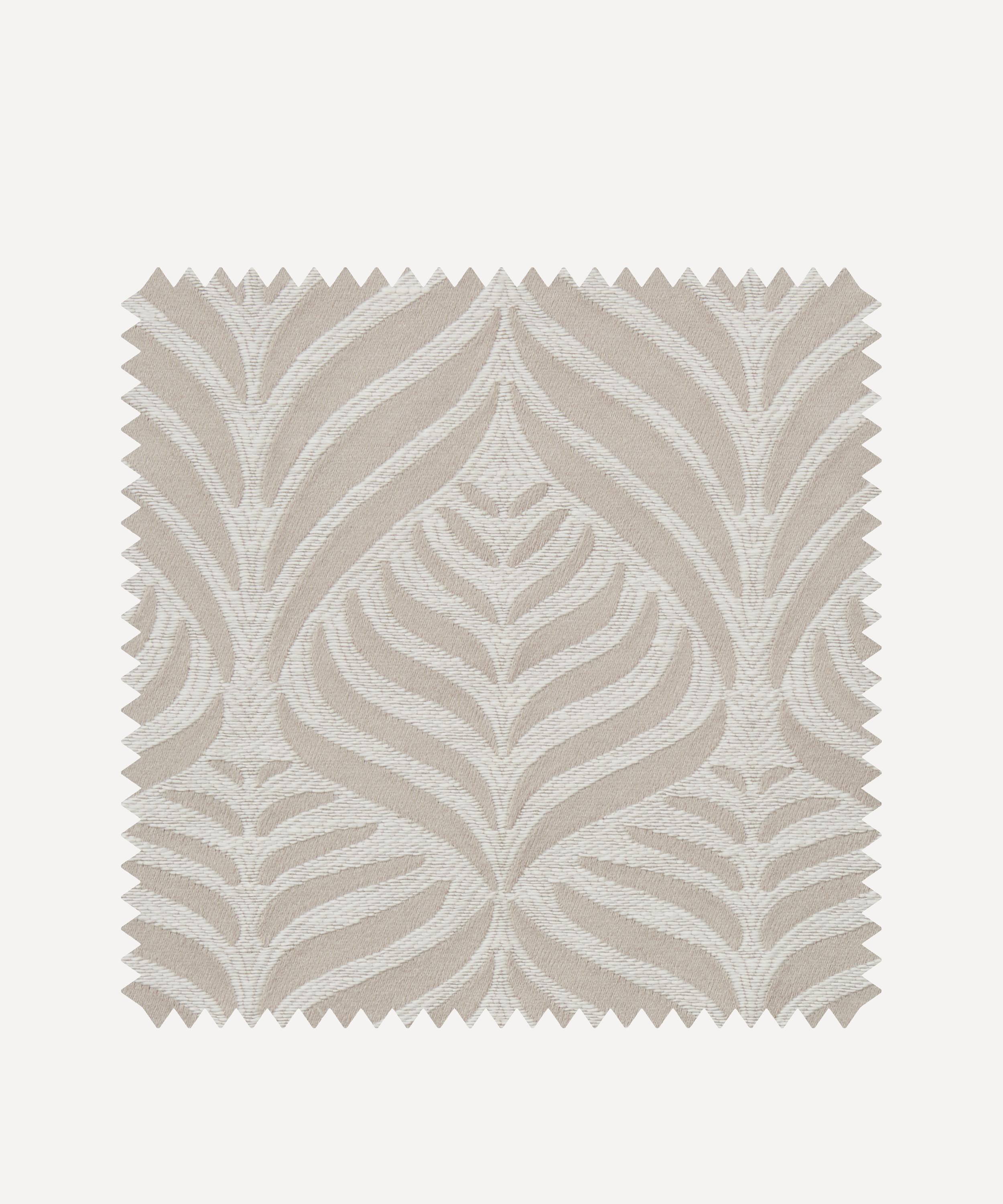 Liberty Interiors - Fabric Swatch - Quill Weave Yarn Jacquard in Pewter