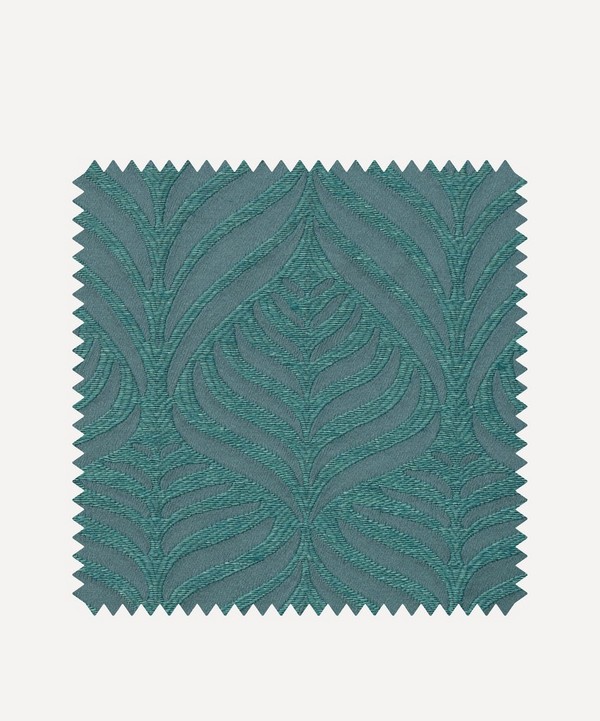 Liberty Interiors - Fabric Swatch - Quill Weave Yarn Jacquard in Salvia image number null