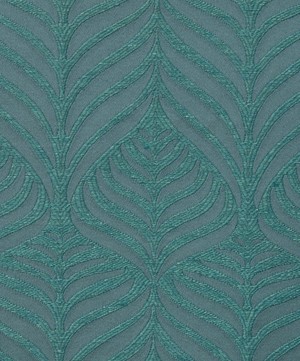 Liberty Interiors - Fabric Swatch - Quill Weave Yarn Jacquard in Salvia image number 1