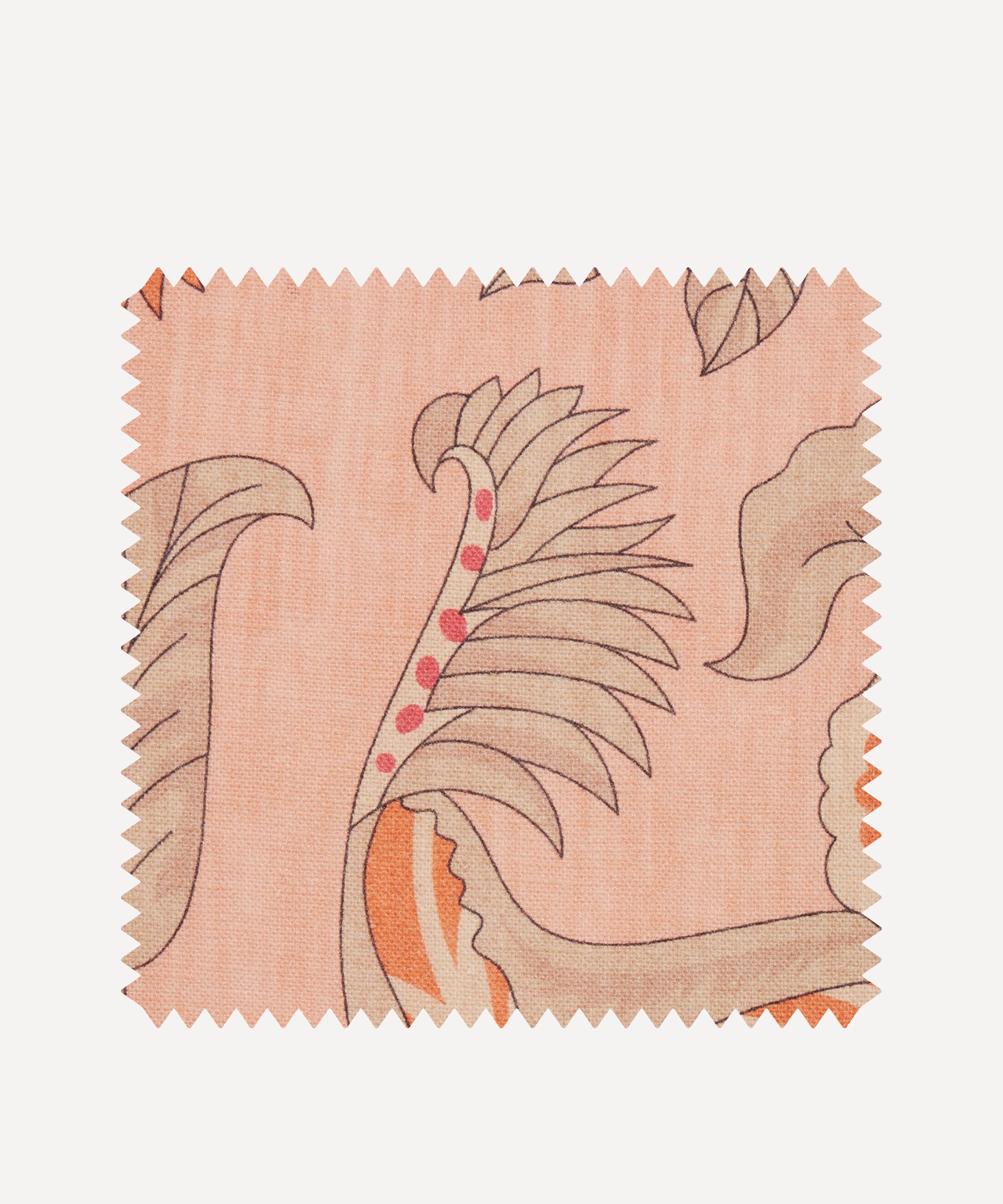 Liberty Interiors - Fabric Swatch - Palampore Trail Landsdowne Linen in Lacquer image number 0
