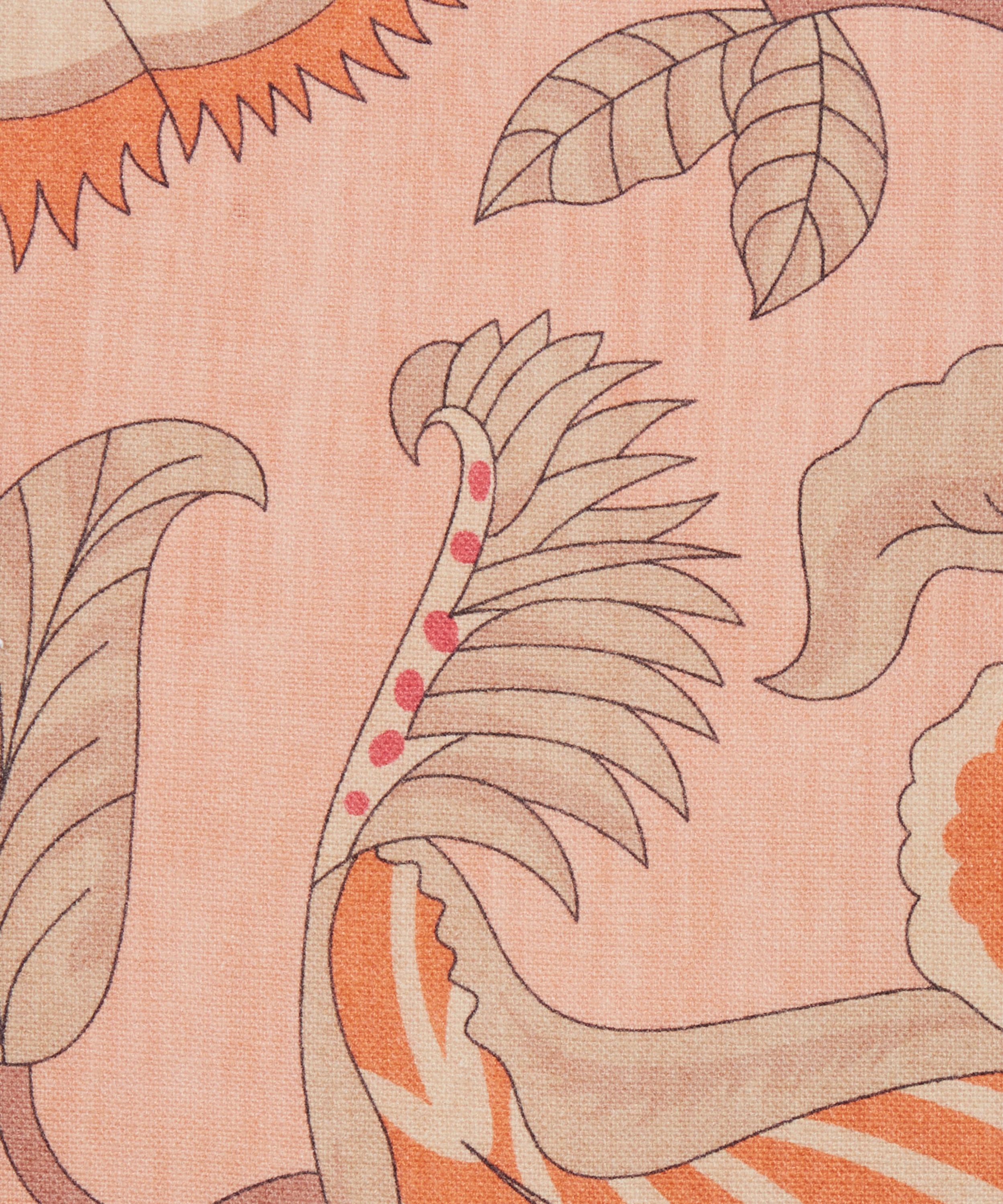 Liberty Interiors - Fabric Swatch - Palampore Trail Landsdowne Linen in Lacquer image number 1
