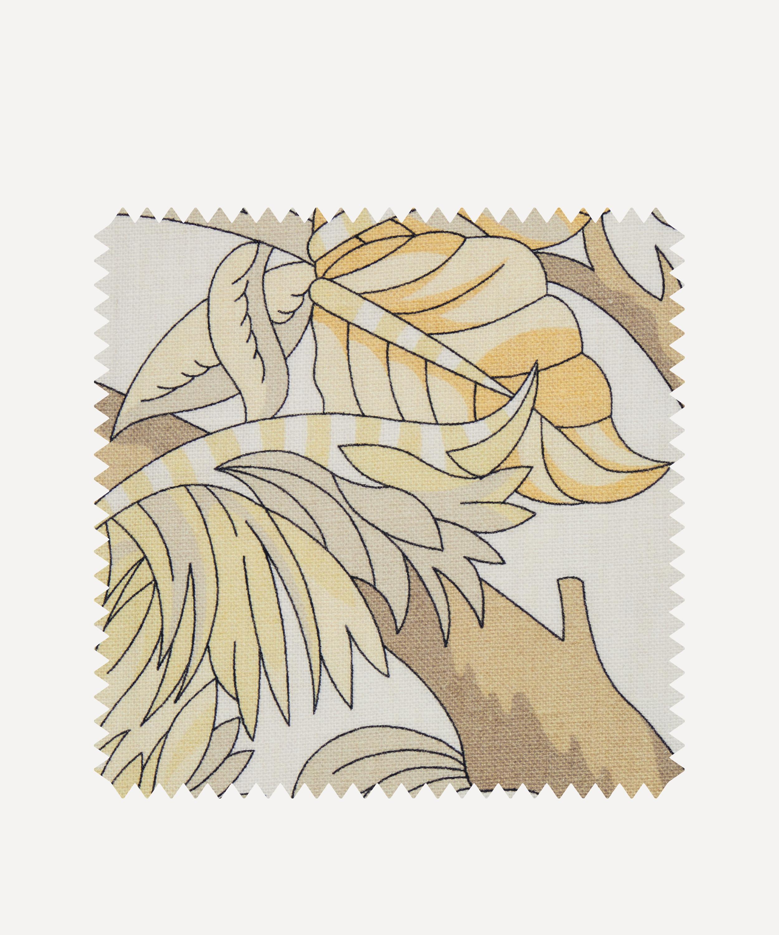 Liberty Interiors - Fabric Swatch - Palampore Trail Landsdowne Linen in Pewter image number 0