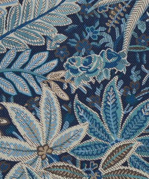 Liberty Interiors - Fabric Swatch - Persian Voyage Amersham Linen-Blend in Lapis image number 1