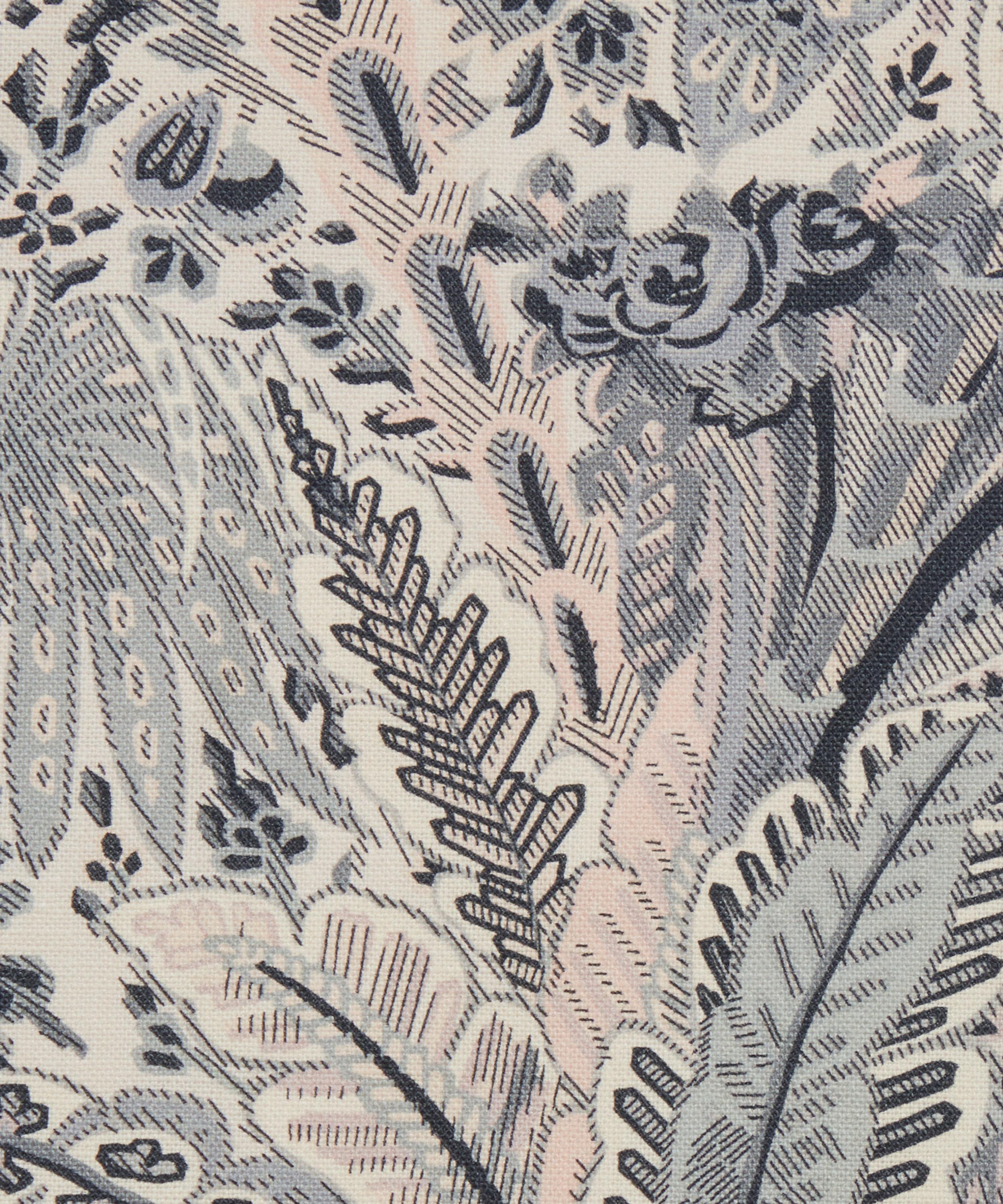 Liberty Interiors - Fabric Swatch - Persian Voyage Landsdowne Linen in Pewter image number 1