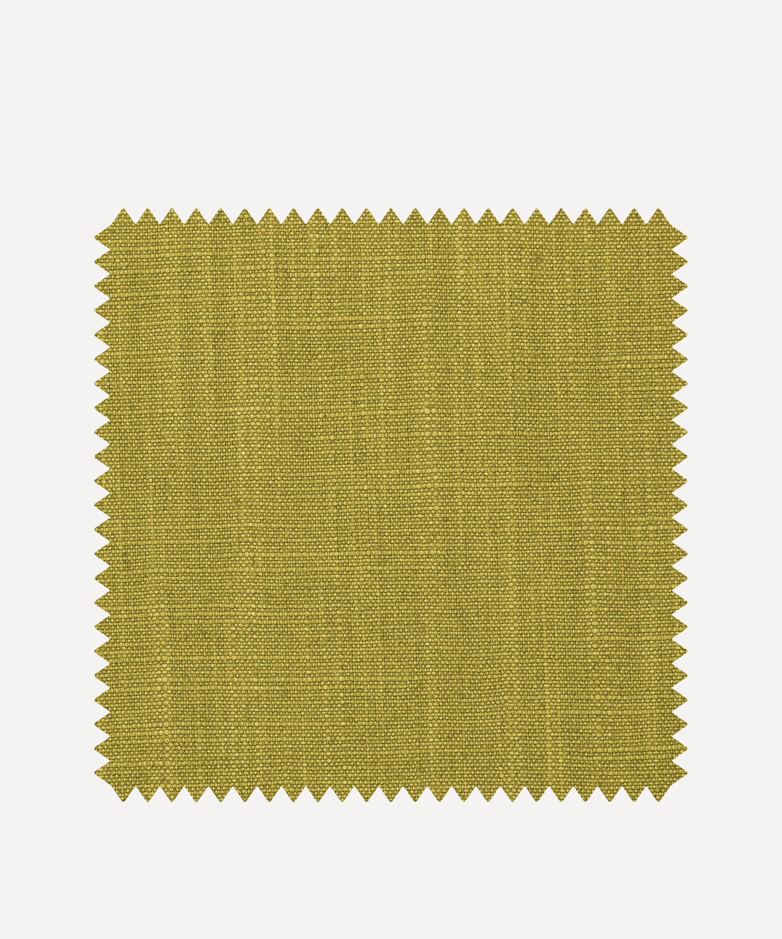 Liberty Interiors - Fabric Swatch - Plain Lustre Linen in Lichen image number 0