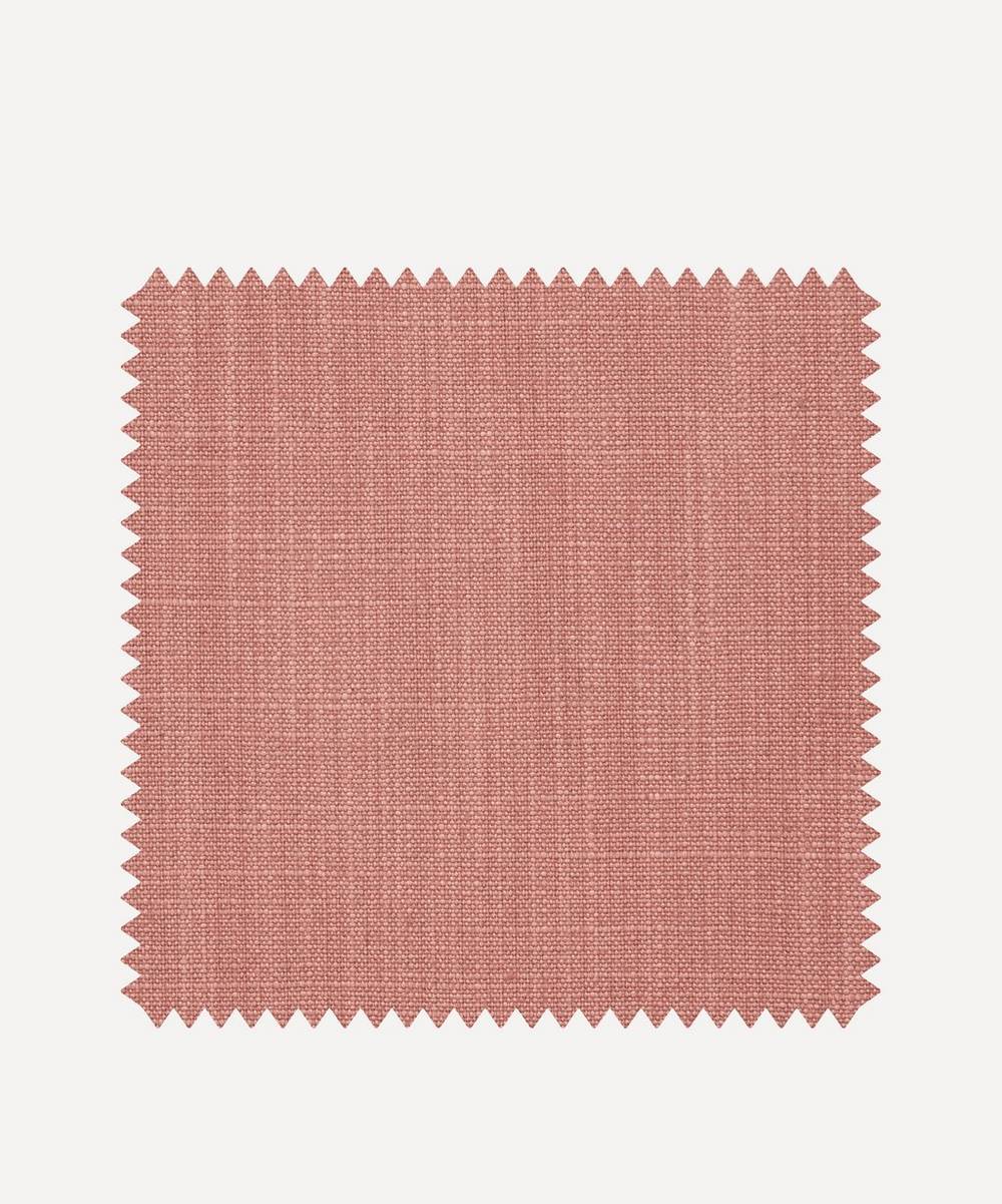 Liberty Interiors - Fabric Swatch - Plain Lustre Linen in Slipper