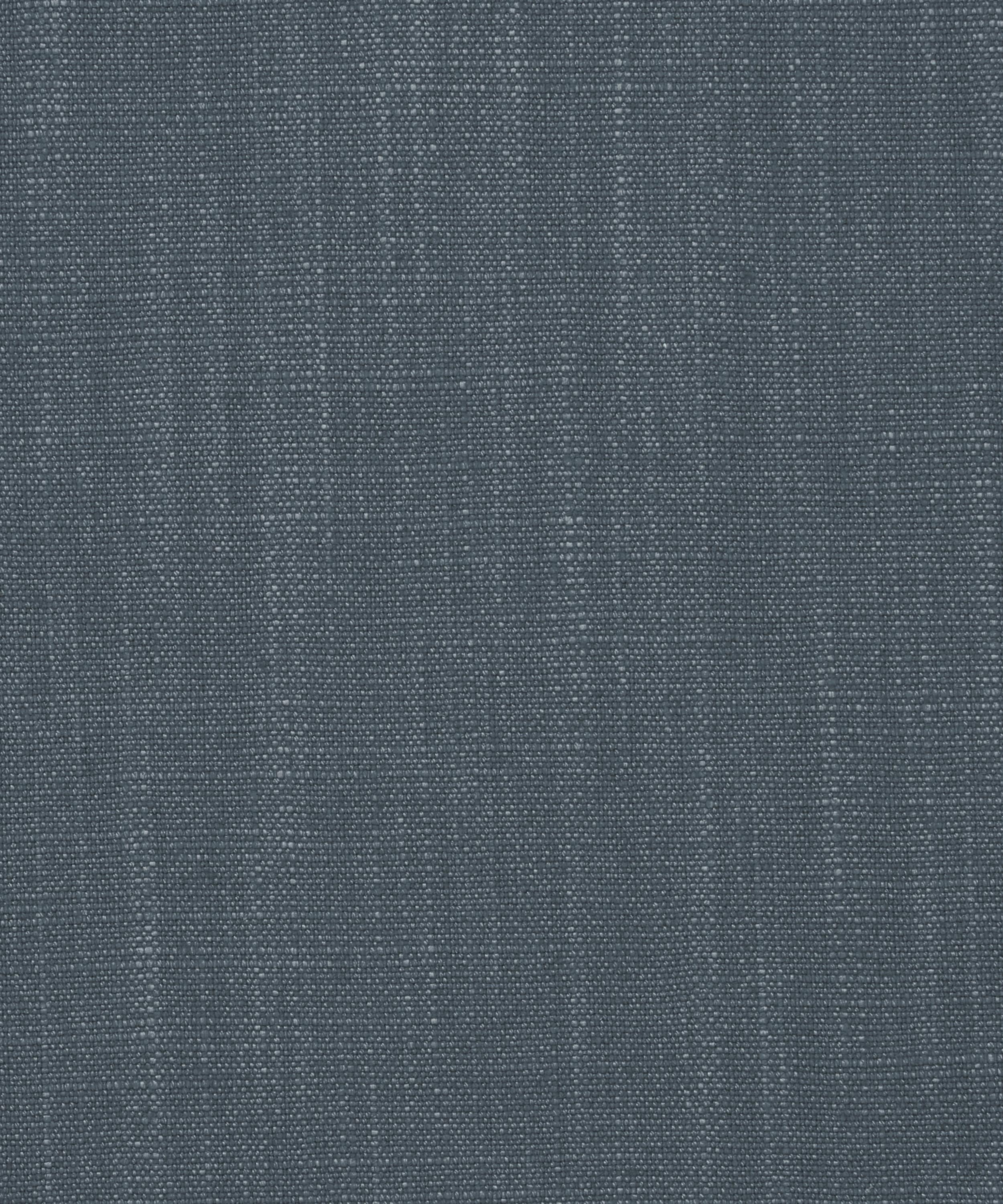 Liberty Interiors - Fabric Swatch - Plain Lustre Linen in Pewter Blue image number 1