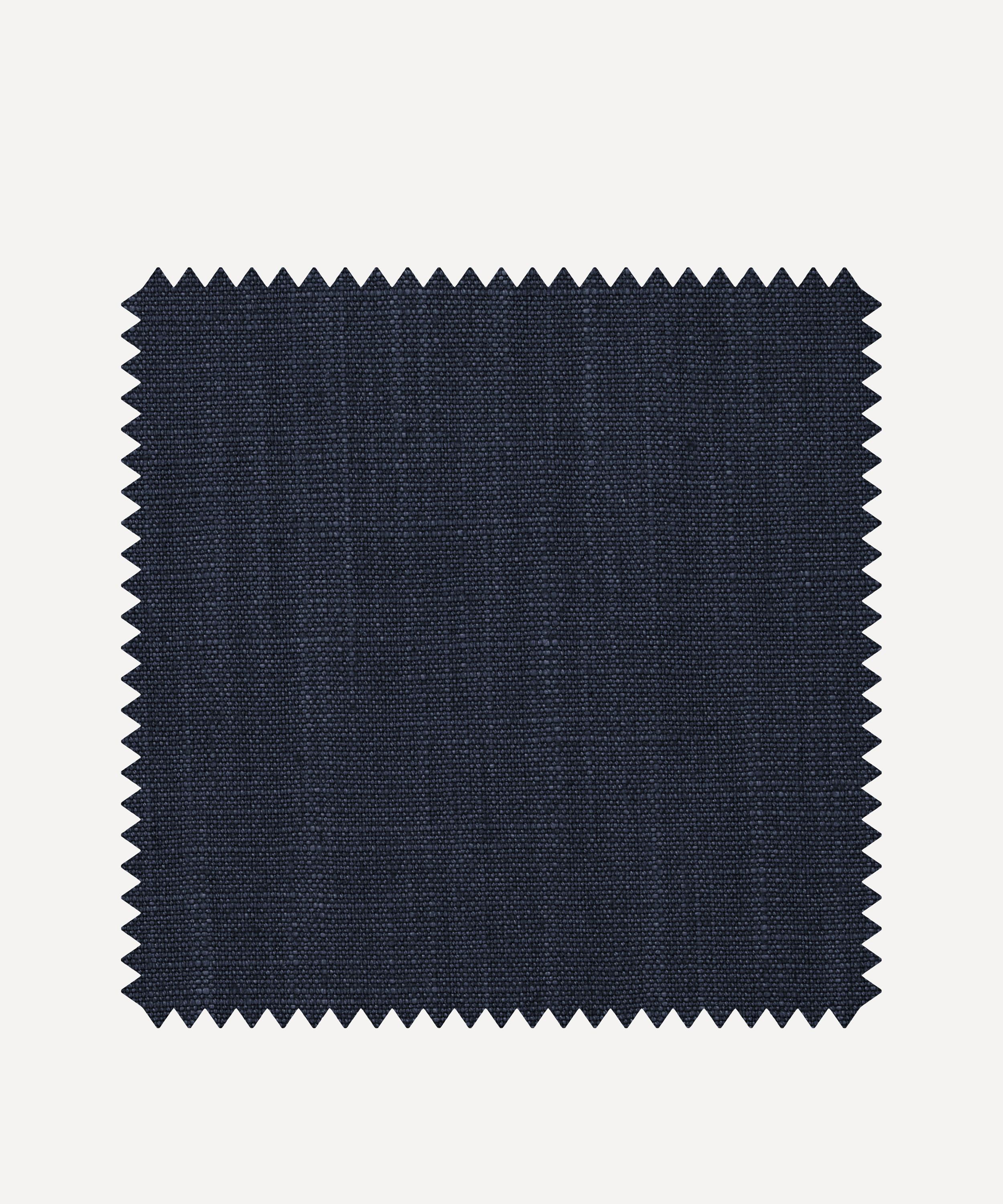 Liberty Interiors - Fabric Swatch - Plain Lustre Linen in Ink image number 0