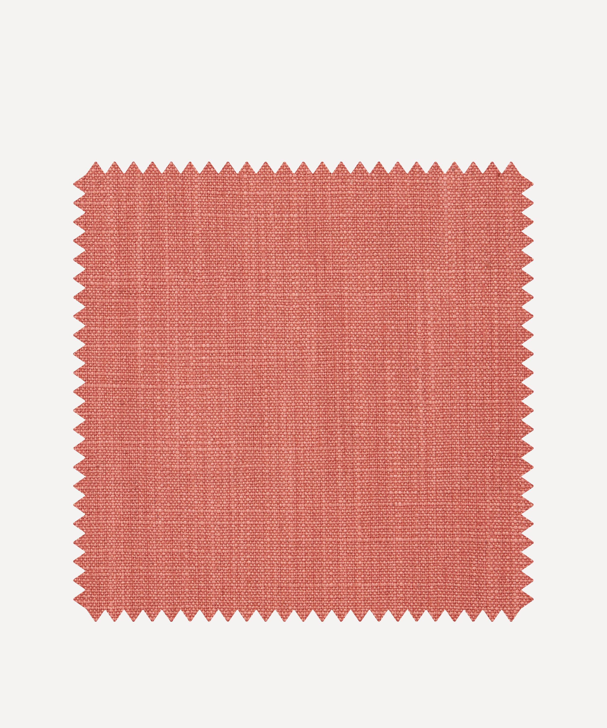 Liberty Interiors Fabric Swatch - Plain Lustre Linen in Lacquer | Liberty