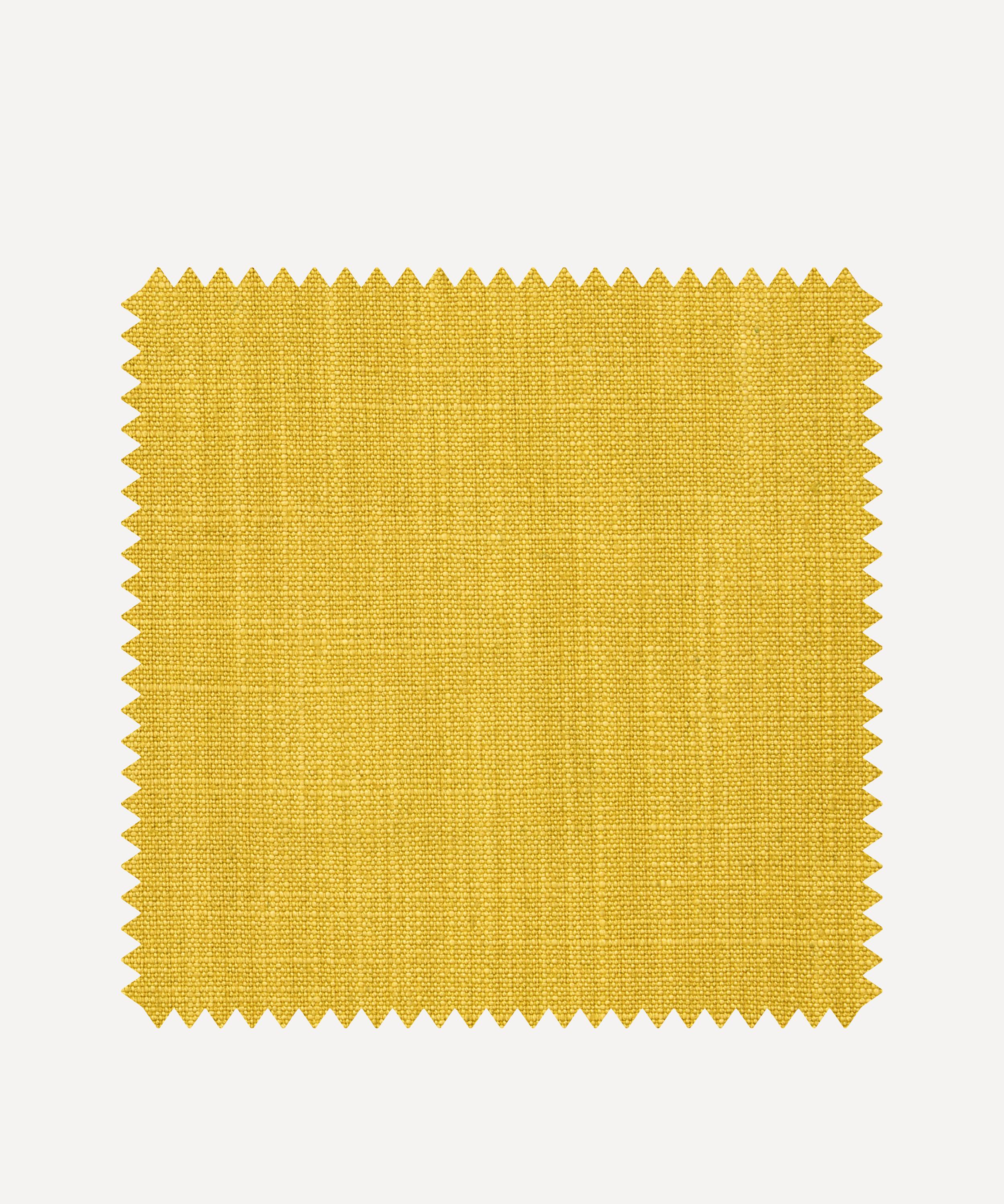 Liberty Interiors - Fabric Swatch - Plain Lustre Linen in Fennel image number 0