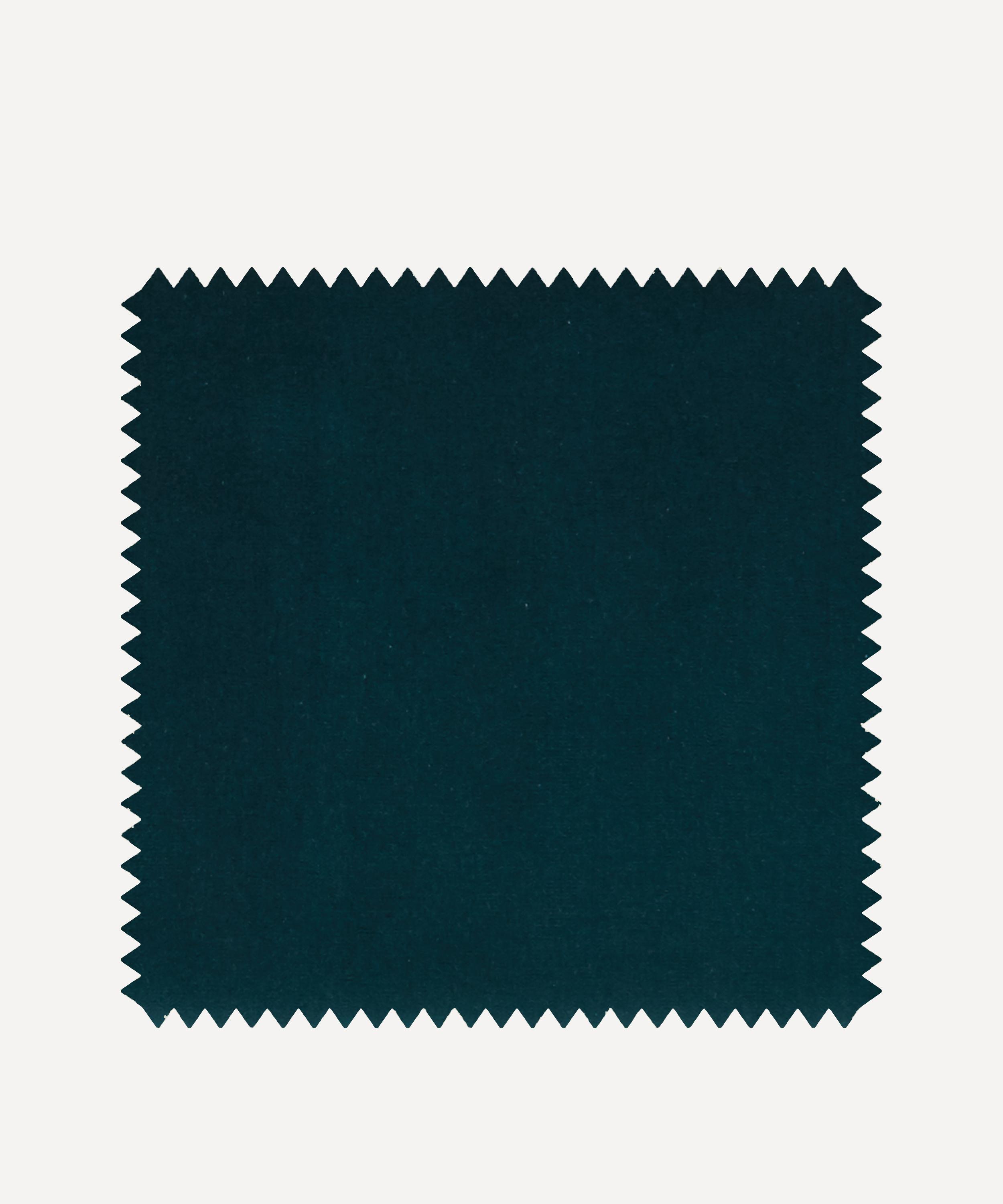 Liberty Interiors - Fabric Swatch - Scarab Plain Cotton Velvet image number 0