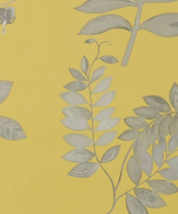 Liberty Interiors - Botanical Stripe Wallpaper in Fennel