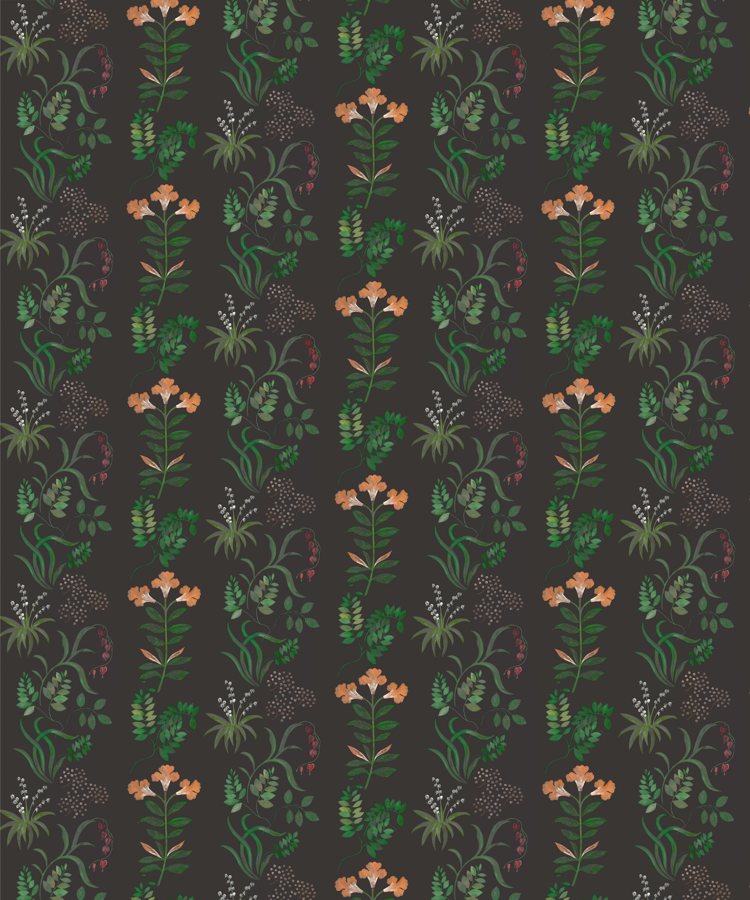 Liberty Interiors - Botanical Stripe Wallpaper in Jade image number 5