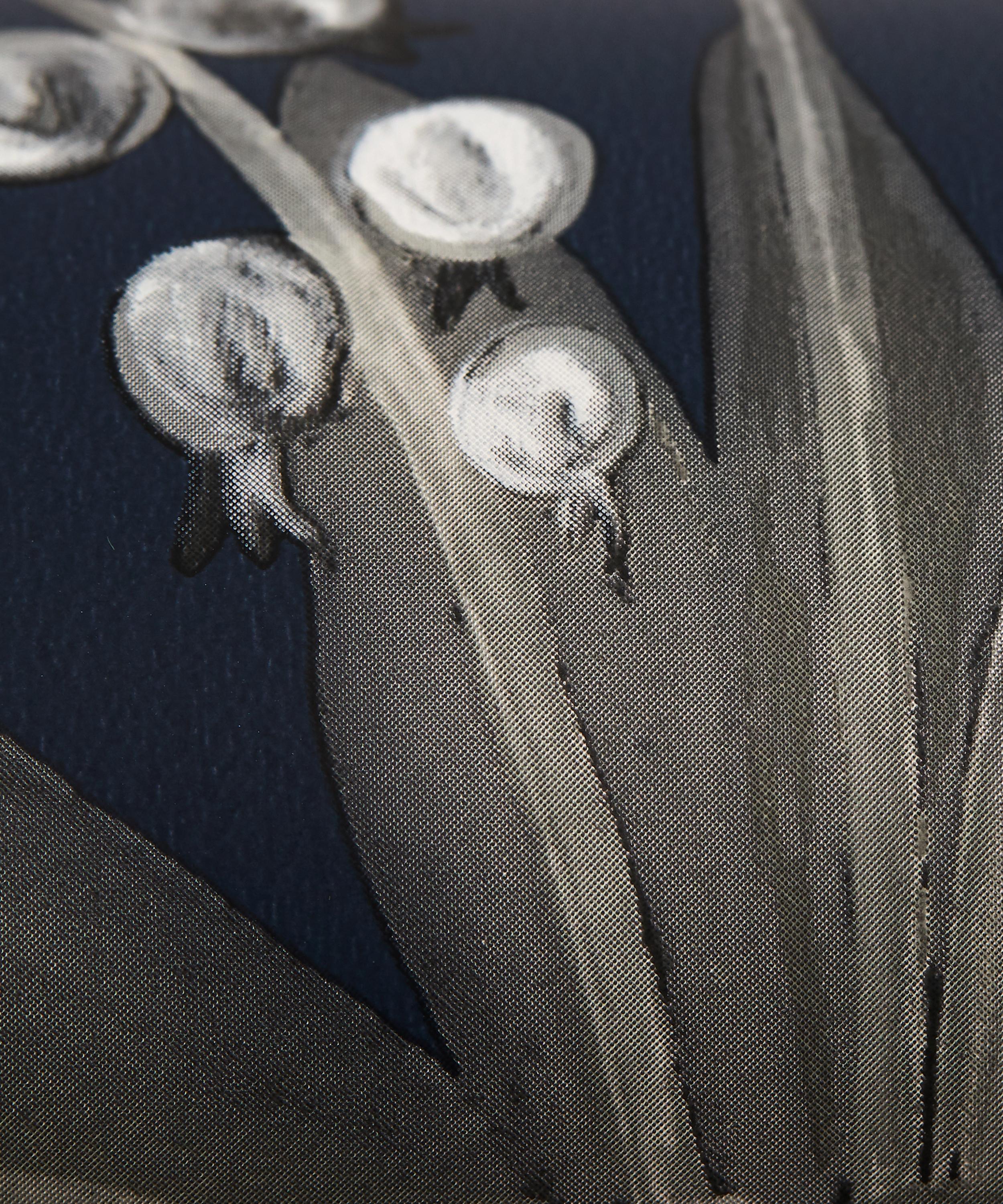 Liberty Interiors - Botanical Stripe Wallpaper in Pewter Blue image number 4